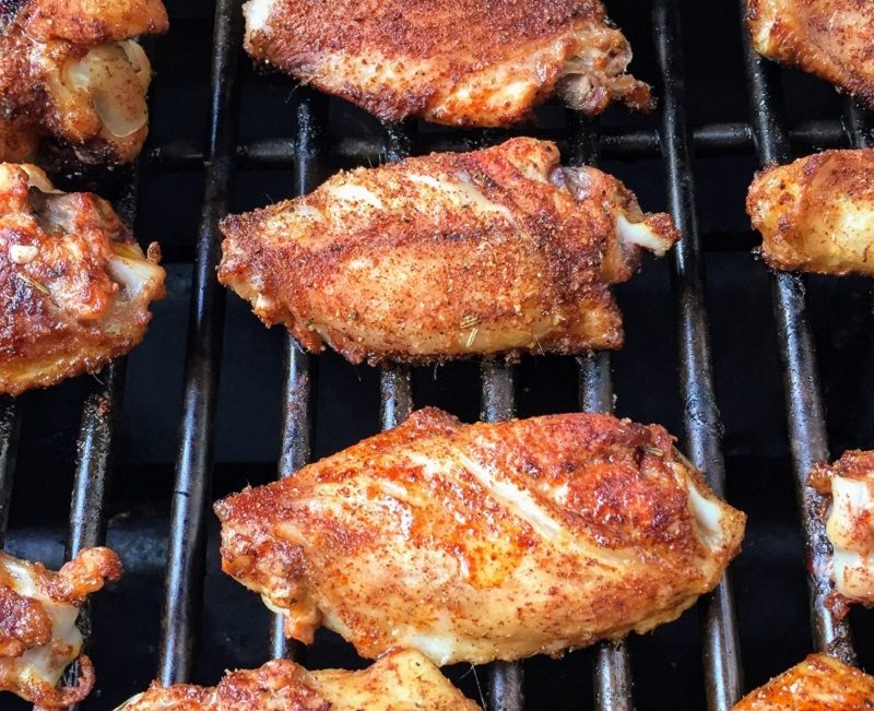 smoked chicken wings